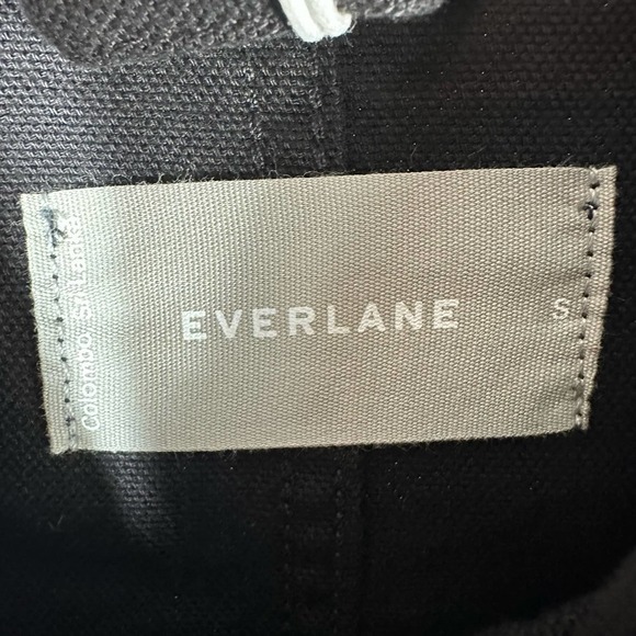 Everlane Women The Cinchable Chore Jacket Size Small Black - Picture 6 of 14
